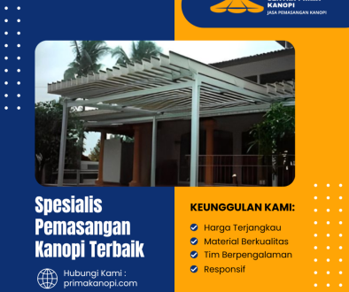 Spesialis Pemasangan Kanopi Terbaik