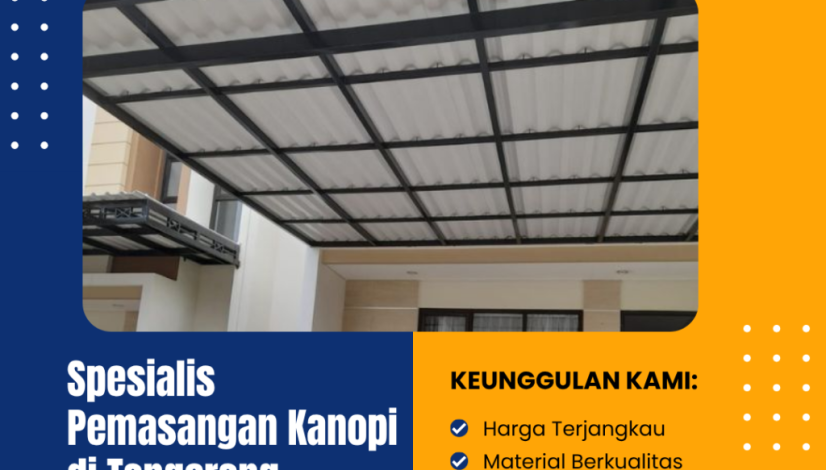 Spesialis Pemasangan Kanopi di Tangerang